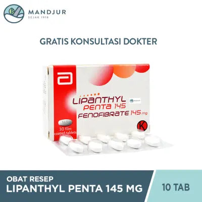 Lipanthyl Penta 145 Mg 10 Tablet