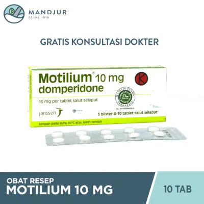 Motilium 10 Mg Strip 10 Tablet