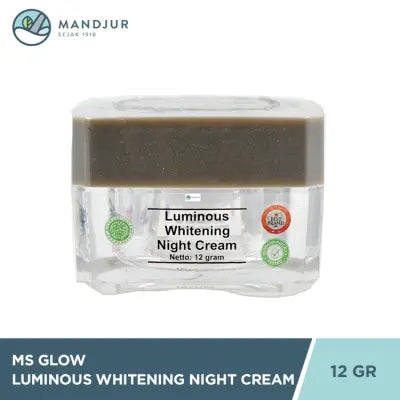 MS Glow Luminous Whitening Night Cream 12 Gr