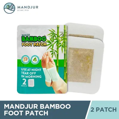 Mandjur Bamboo Foot Patch Isi 2 Pcs