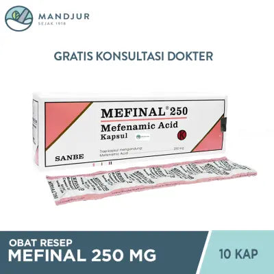 Mefinal 250 Mg Strip 10 Kapsul