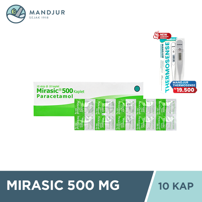 Mirasic 500 mg 10 Kaplet