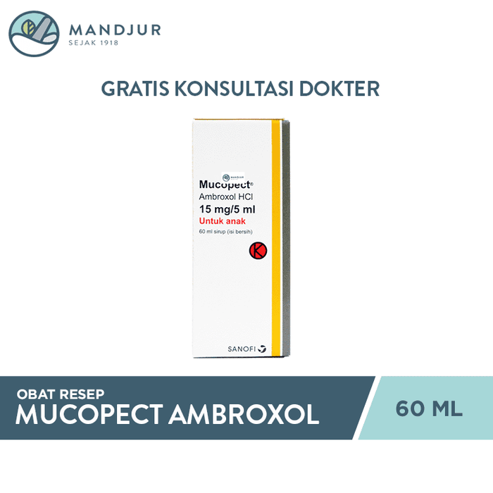 Mucopect 15 mg/5 mL Sirup 60 mL - Apotek Mandjur