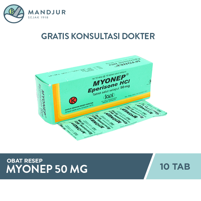 Myonep 50 Mg 10 Tablet - Apotek Mandjur