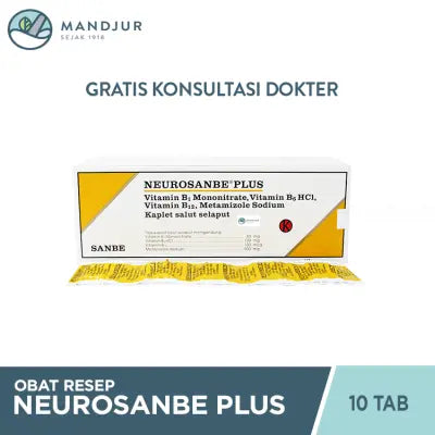 Neurosanbe Plus Strip 10 Tablet