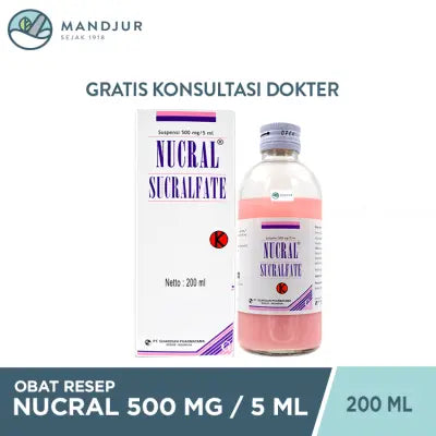 Nucral Suspensi 500 mg/ 5 ml 200 ml