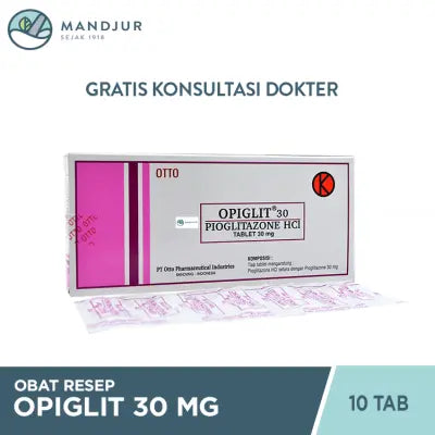 Opiglit 30 Mg 10 Tablet