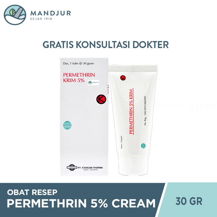 Permethrin 5% Krim 30 g