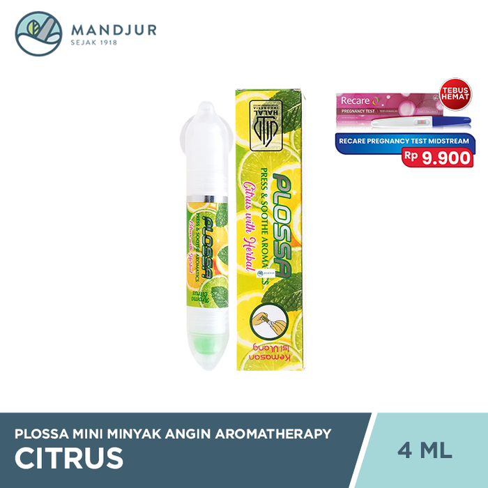 Plossa Mini Minyak Angin Aromatherapy Citrus