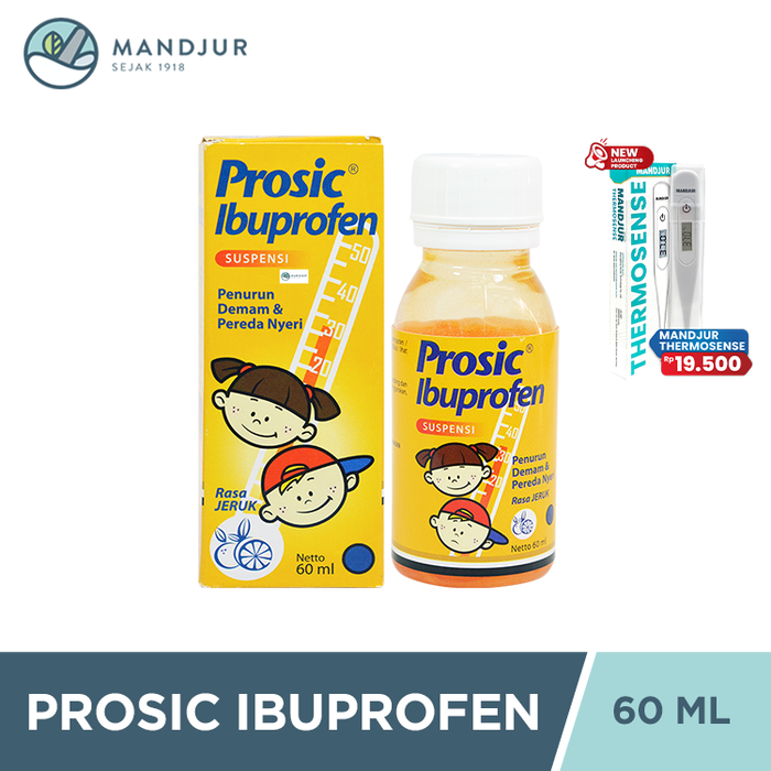 Prosic Syrup Rasa Jeruk 60 ML