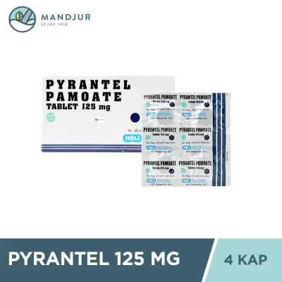 Pyrantel 125 Mg 4 Kapsul