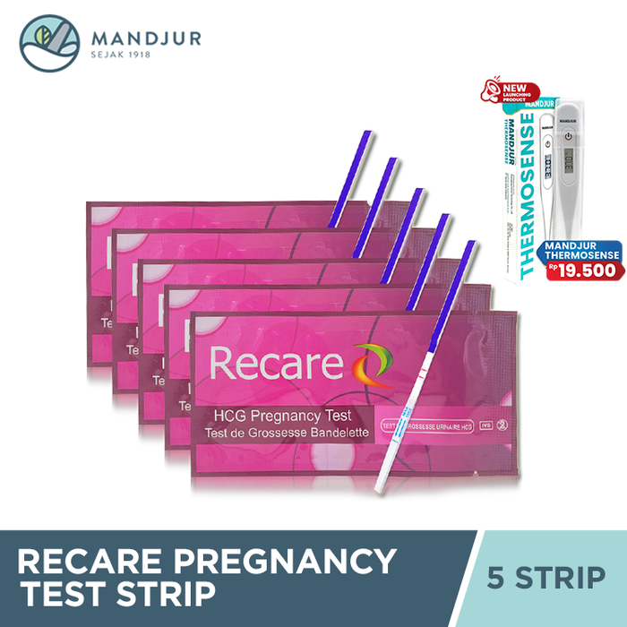 Recare Pregnancy Test Strip Bundling 5 Pcs