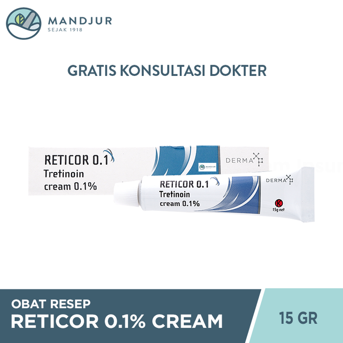 Reticor 0.1% Cream 15 g