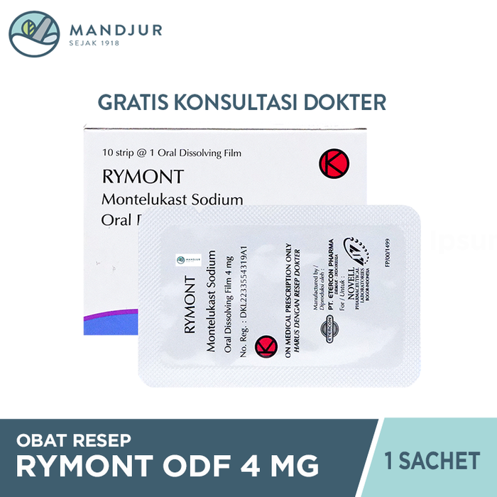 Rymont Oral Dissolving Film 4 mg 1 sachet