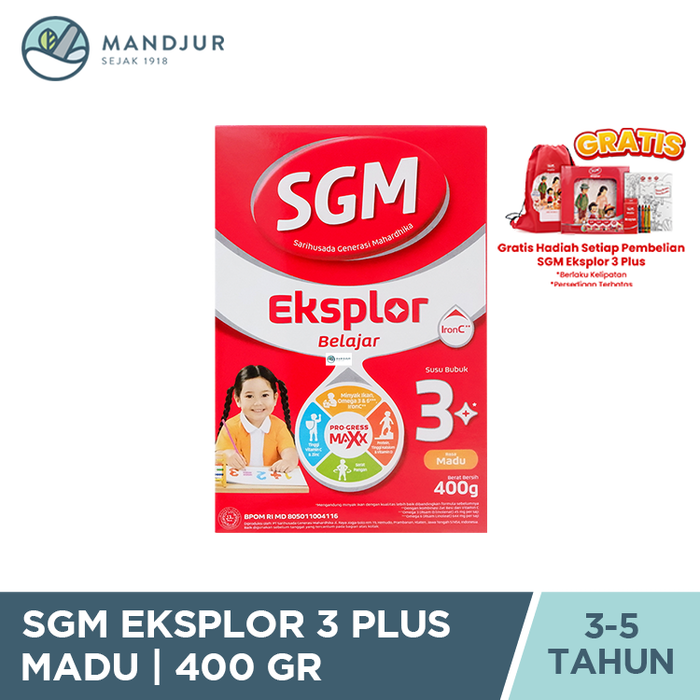 SGM Eksplor 3 Plus Madu 400 Gram