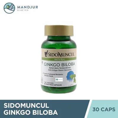 Sido Muncul Ginkgo Biloba 30 Kapsul