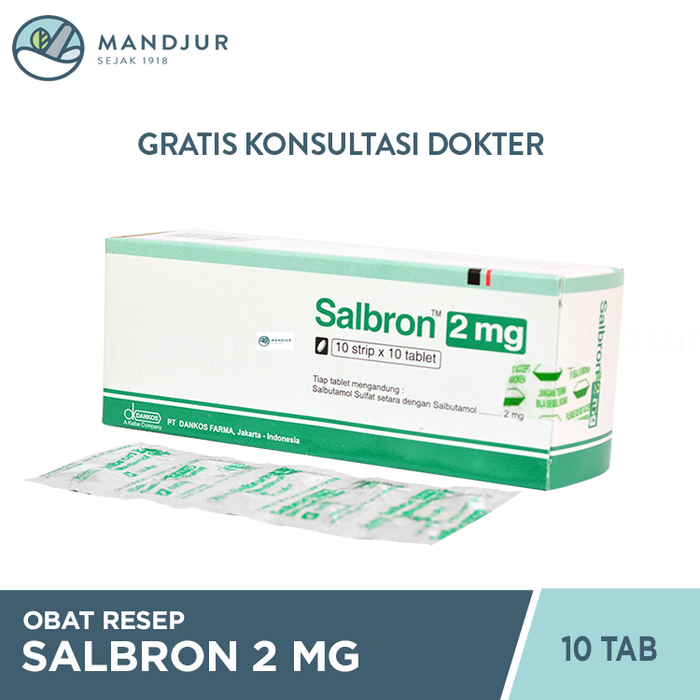 Salbron 2 Mg 10 Tablet