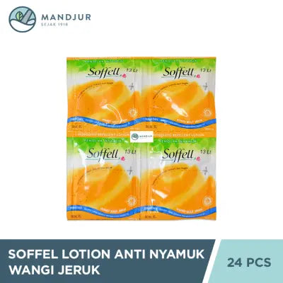 Soffell Lotion Wangi Kulit Jeruk Isi 24 Sachet