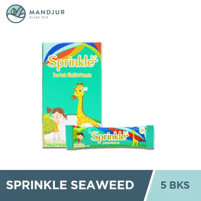 Sprinkle Serbuk Multivitamin Rasa Seaweed Dus Isi 5 Sachet