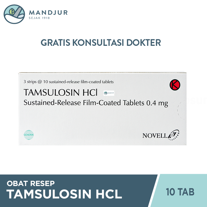 Tamsulosin 0.4 Mg 10 Tablet