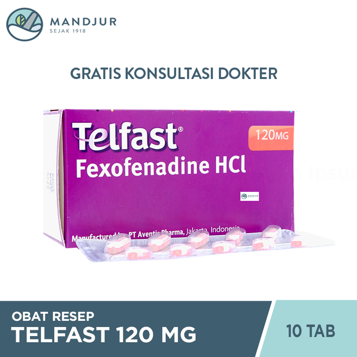 Telfast 120 Mg 10 Tablet