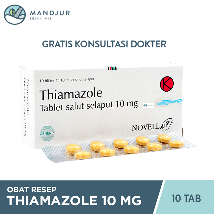 Thiamazole 10 Mg 10 Tablet