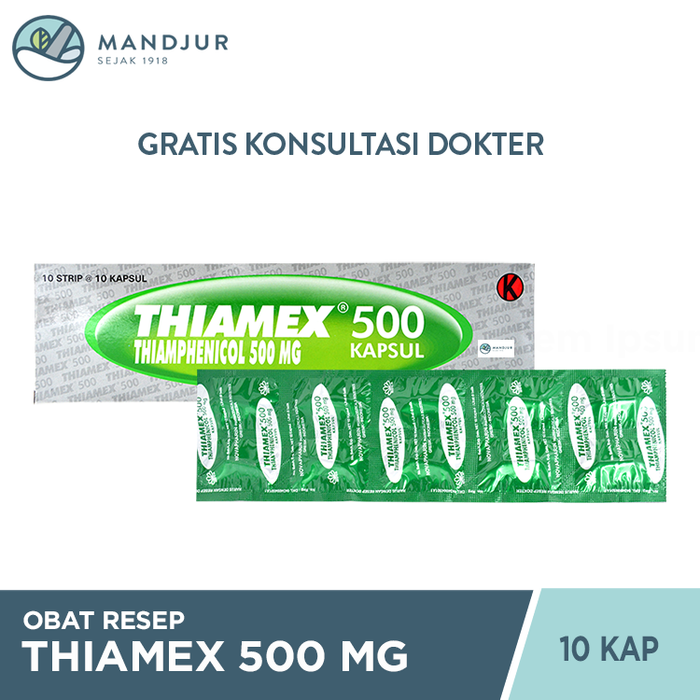 Thiamex 500 mg 10 Kapsul