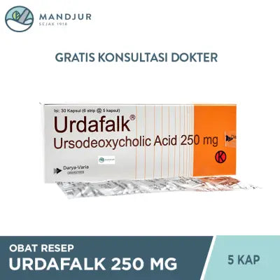 Urdafalk 250 mg 5 Kapsul