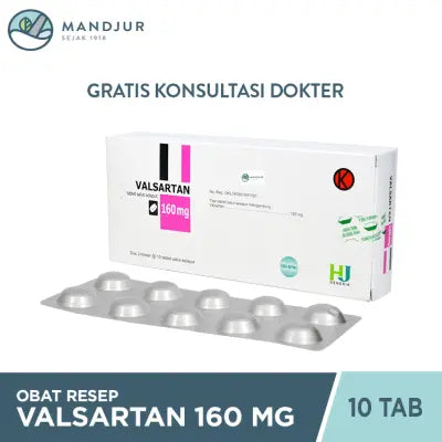 Valsartan 160 Mg Strip 10 Tablet