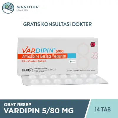 Vardipin 5/80 mg 14 Tablet