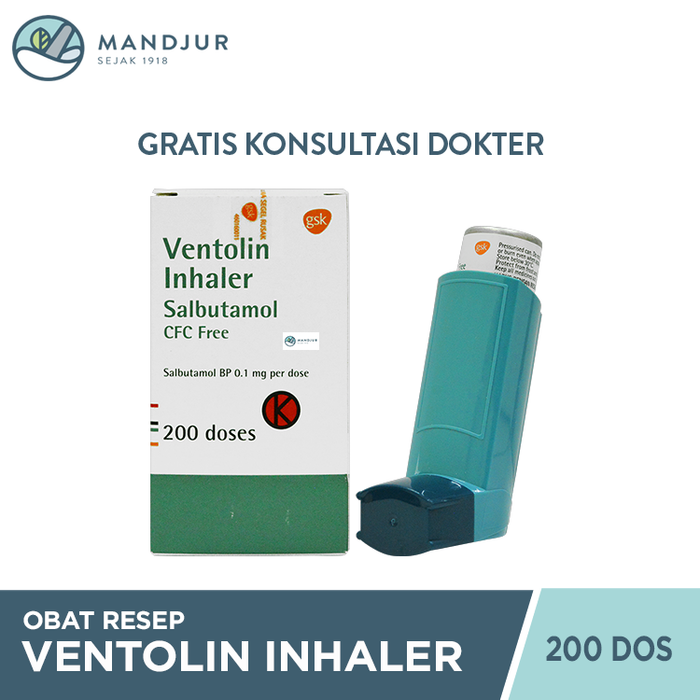 Ventolin Inhaler 100 Mcg 200 Doses