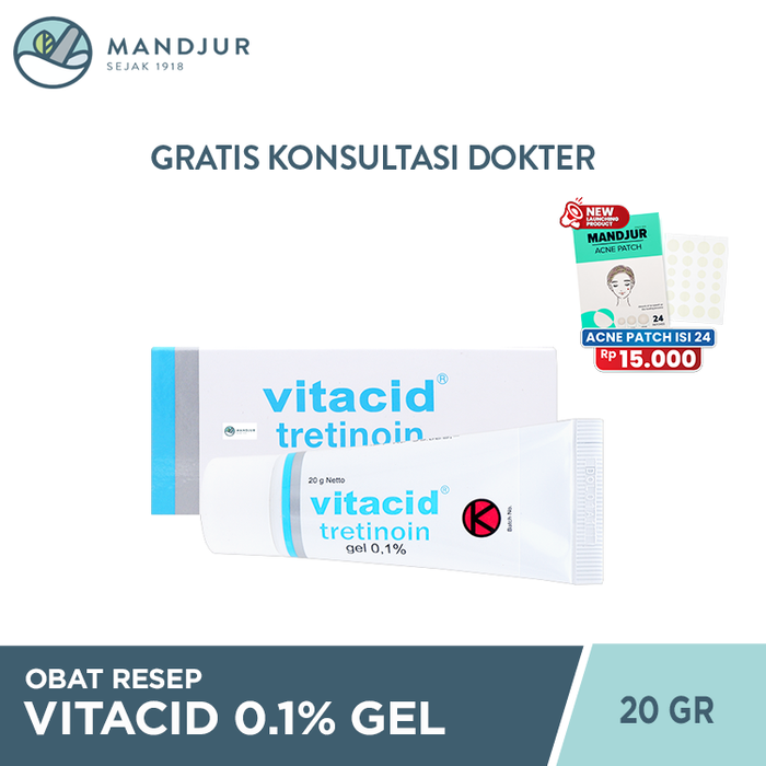 Vitacid 0.1% Gel 20 g