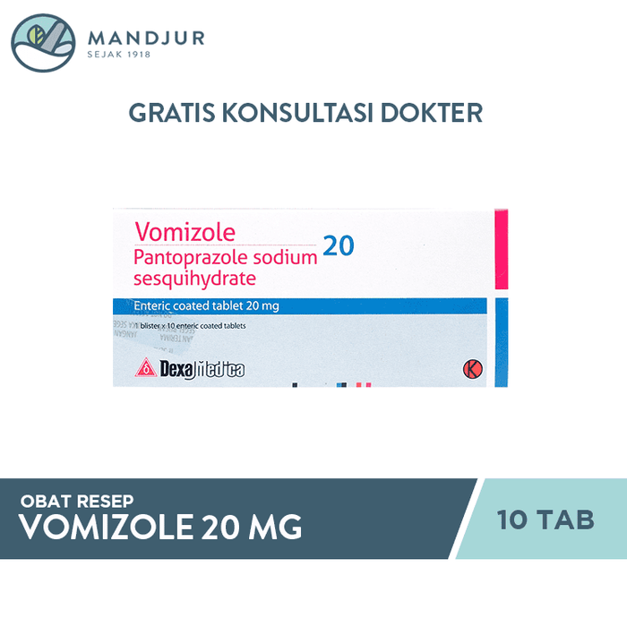 Vomizole 20 Mg 10 Tablet - Apotek Mandjur