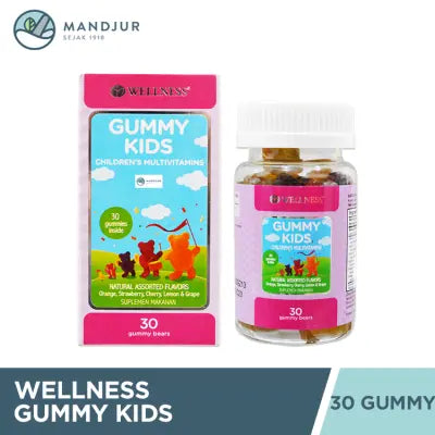 Wellness Gummy Kids Multivitamins Isi 30