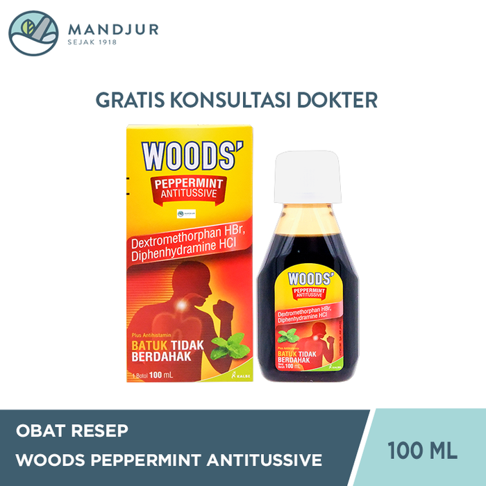 Woods Peppermint Antitussive 100 mL