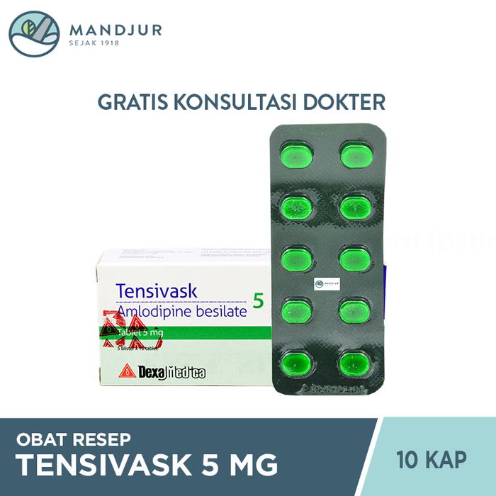 Tensivask 5 Mg 10 Tablet