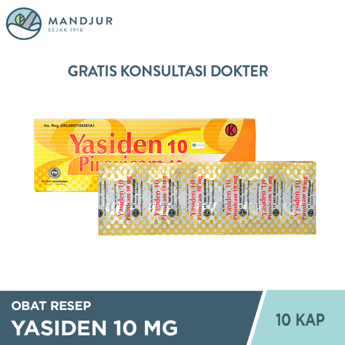 Yasiden 10 mg 10 Kapsul