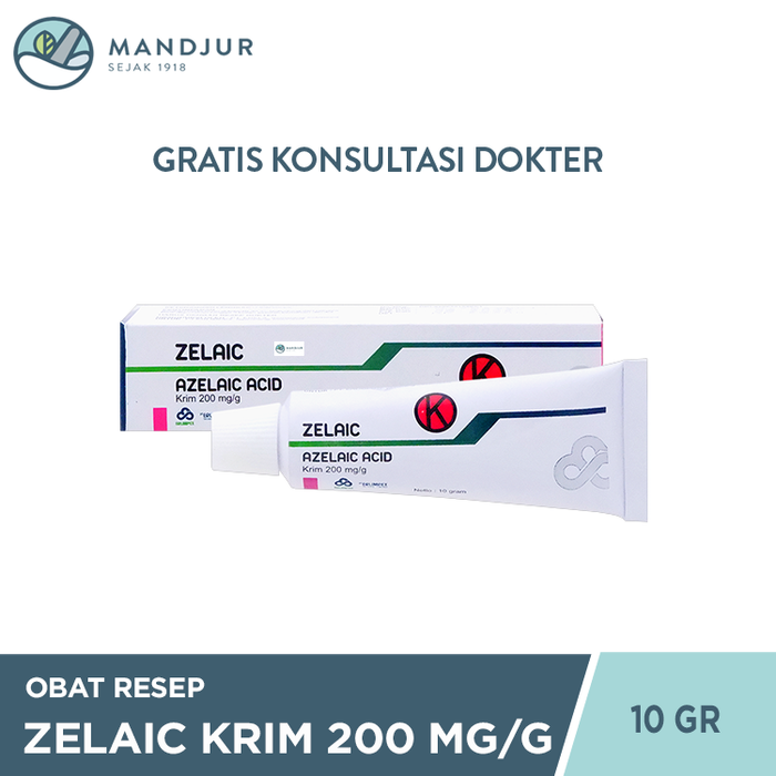 Zelaic Krim 200 mg/g 10 gr