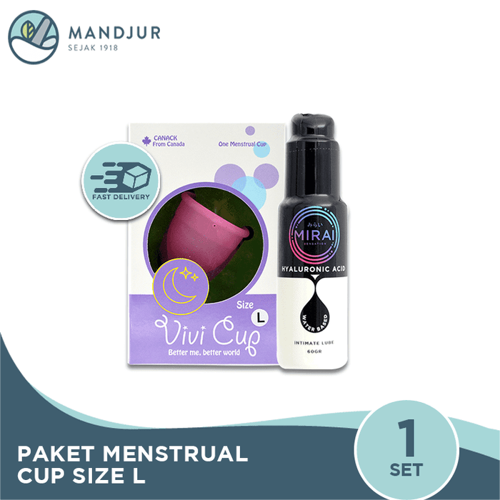 Paket Menstrual Cup Size L - Apotek Mandjur