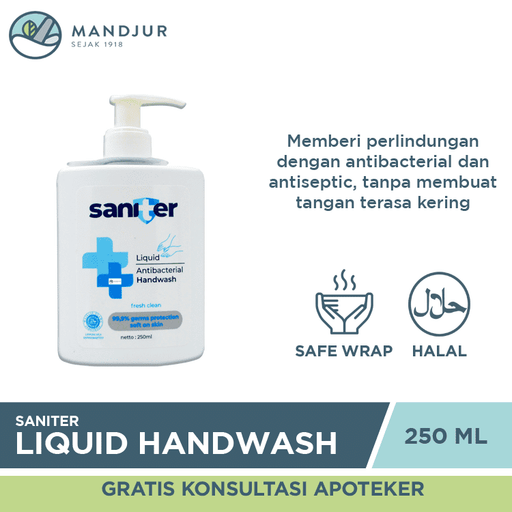 Saniter Handwash 250 Ml - Apotek Mandjur