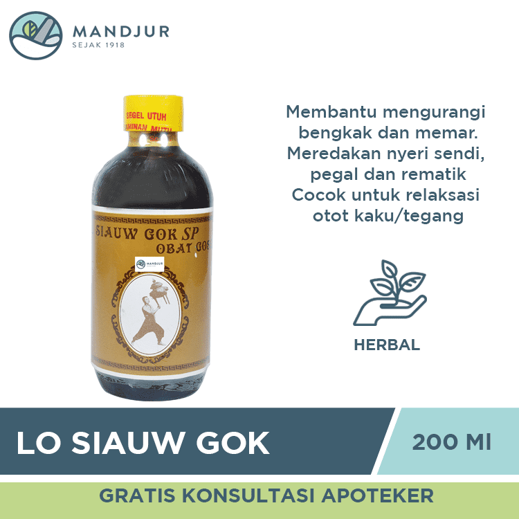 Obat Gosok Lo Siauw Gok Lo Ban Teng Apotek Mandjur