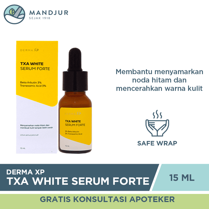 Derma XP TXA White Serum Forte 15 mL - Apotek Mandjur