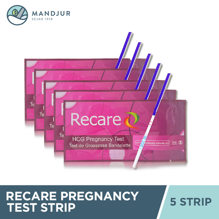 Recare Pregnancy Test Strip Bundling 5 Pcs