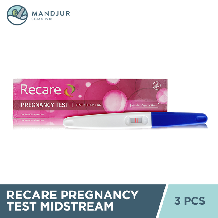 Recare Pregnancy Test Midstream Bundling 3 Pcs