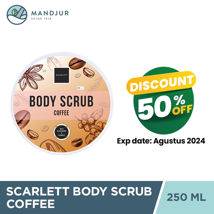 Scarlett Whitening Body Scrub Coffee 250 ML