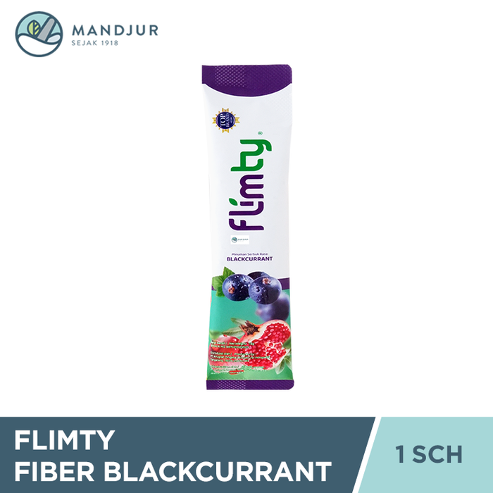 Flimty Fiber Blackcurrant Sachet 15 Gr