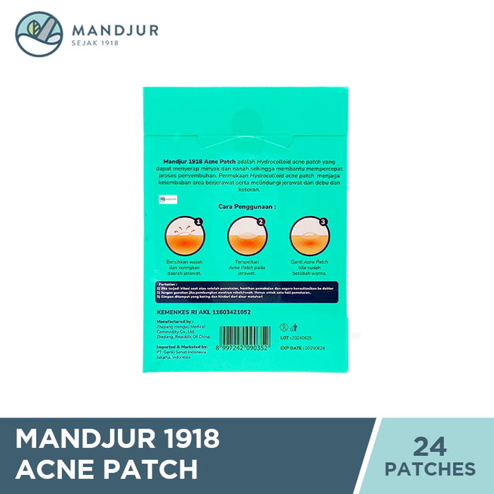 Mandjur Acne Patch Isi 24 Patches