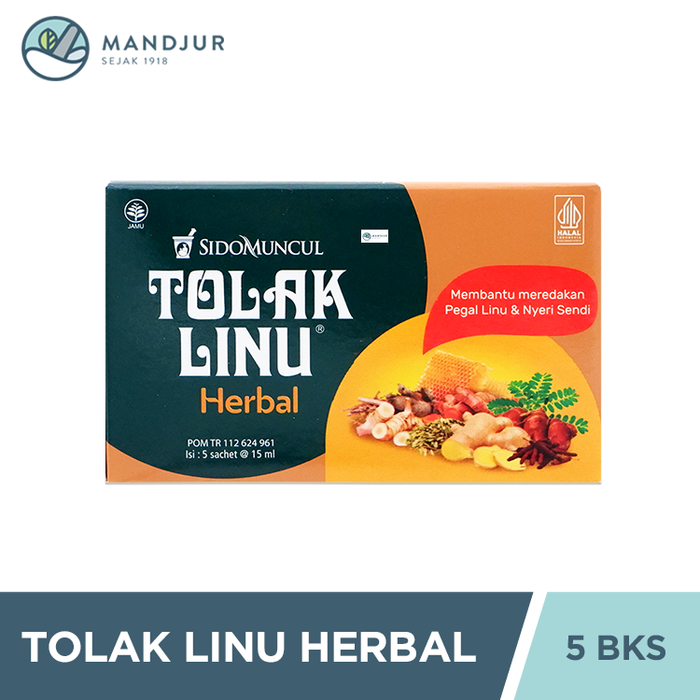 Tolak Linu Herbal - Dus Isi 5 Sachet