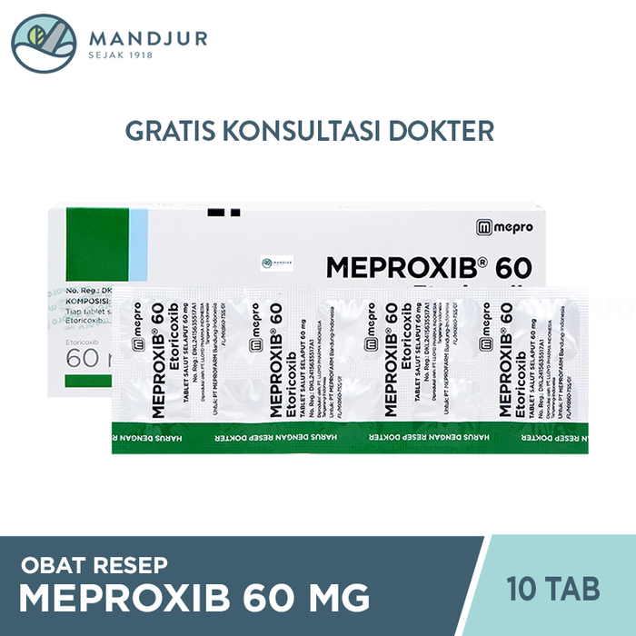 Meproxib 60 mg 10 Tablet