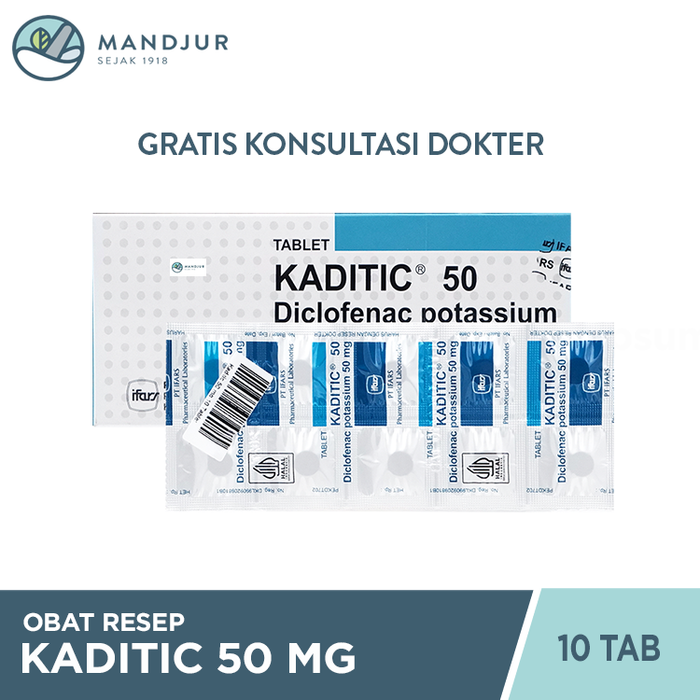 Kaditic 50 mg 10 Tablet